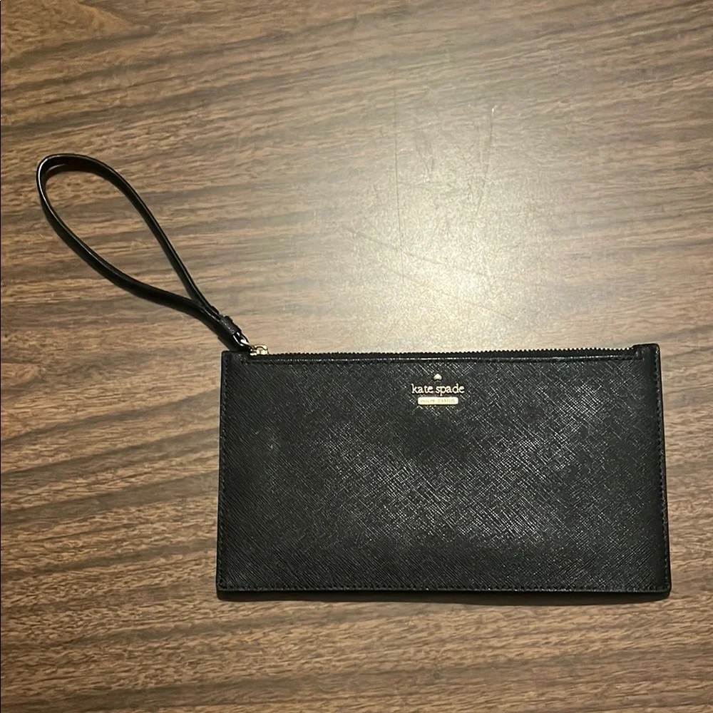 Kate Spade Black Wristlet Wallet